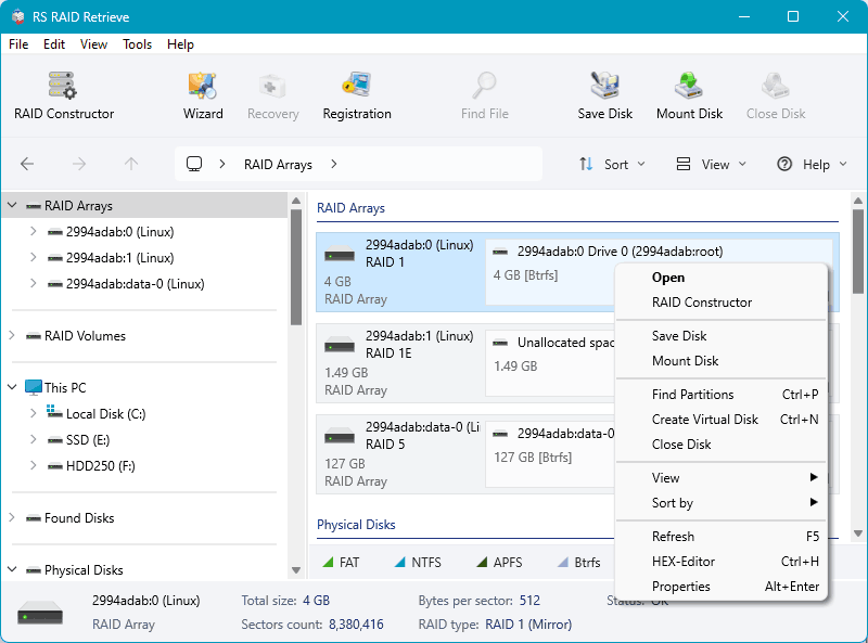 RS RAID Retrieve ingyenes magyar letöltés