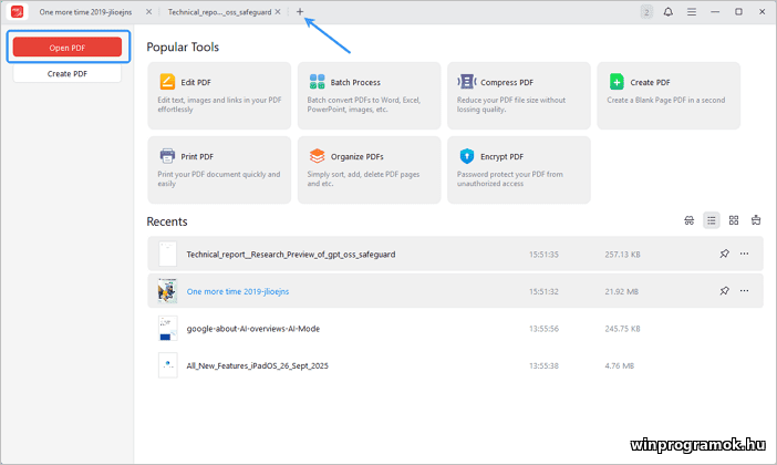 JOPDF ingyenes magyar letöltés Windows 64-bit