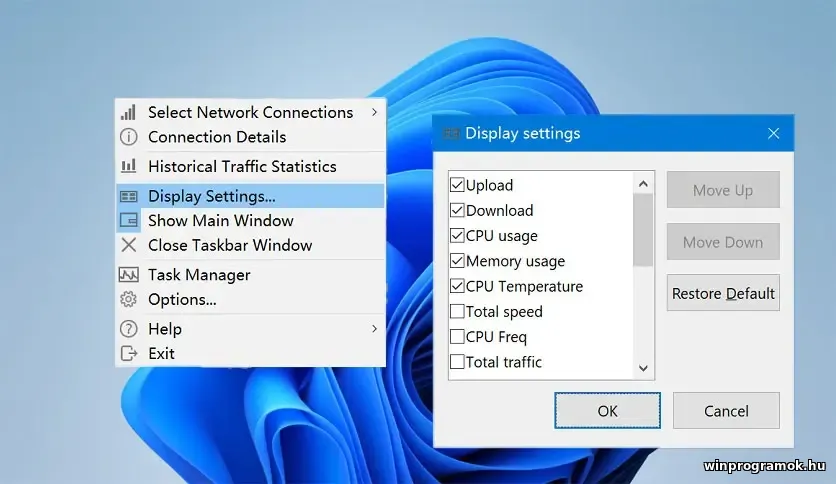 TrafficMonitor ingyenes magyar letöltés Windows 64-bit