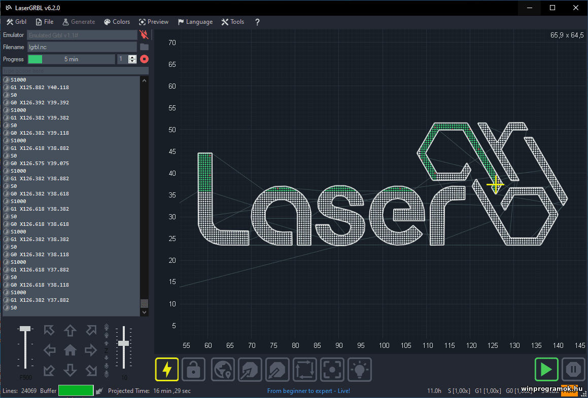 LaserGRBL Grafikai Tervez s Szoftver WinProgramok hu