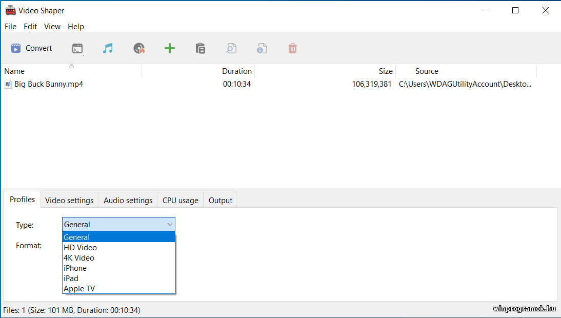Video Shaper ingyenes magyar letöltés