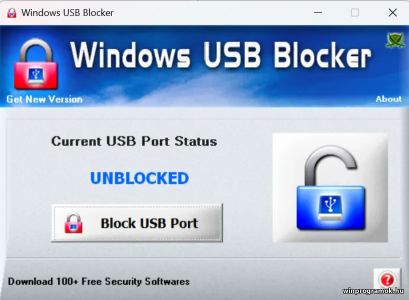 Windows USB Blocker ingyenes magyar letöltés Windows 64-bit